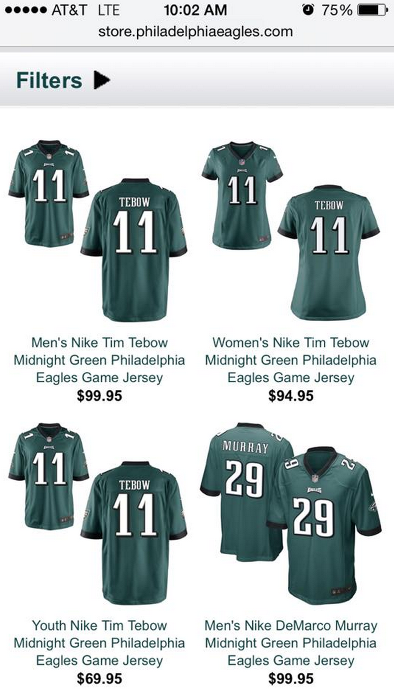 eagles jersey 2015